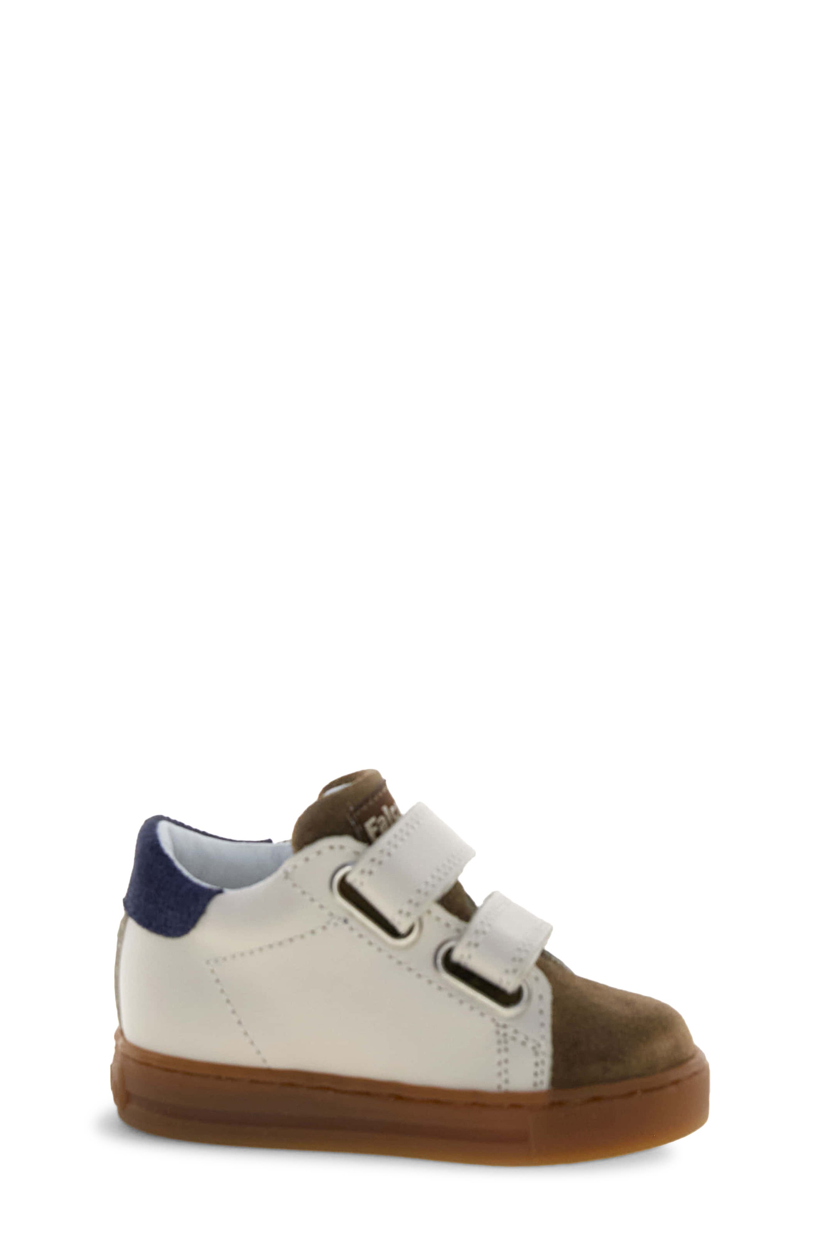 Kids' Falcotto Sasha Leather Sneaker, Alternate, color, WHITE SASHA