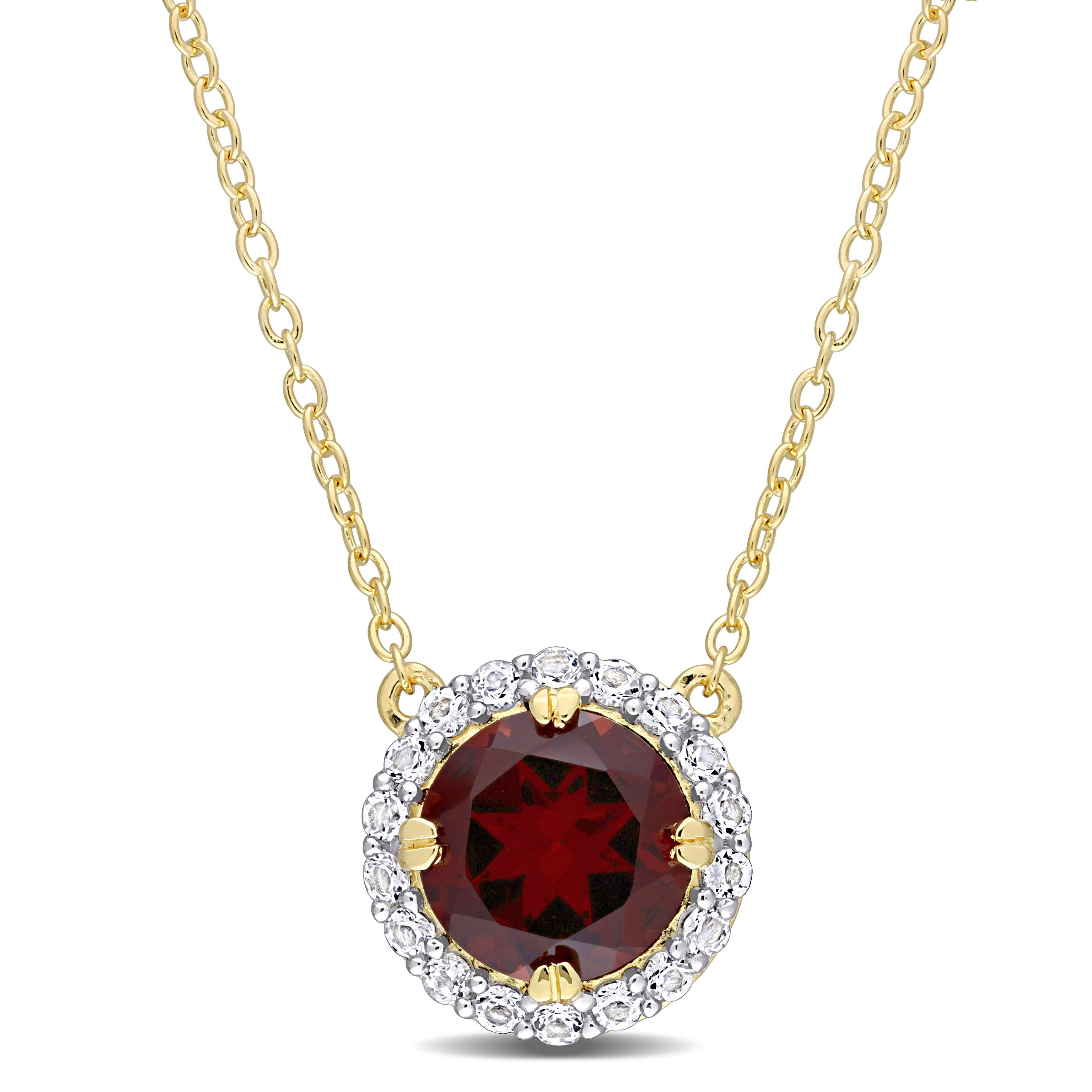 selected Garnet/Yellow-Plated