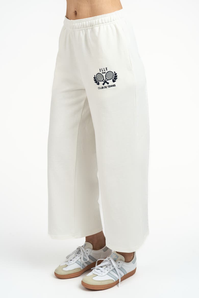 Cropped Leg Sweatpant, Main, color, WHITE