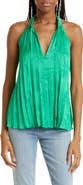 Ramy Brook Alex Pleated Sleeveless Blouse