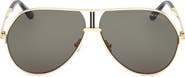 TOM FORD Rickie 63mm Oversize Navigator Sunglasses