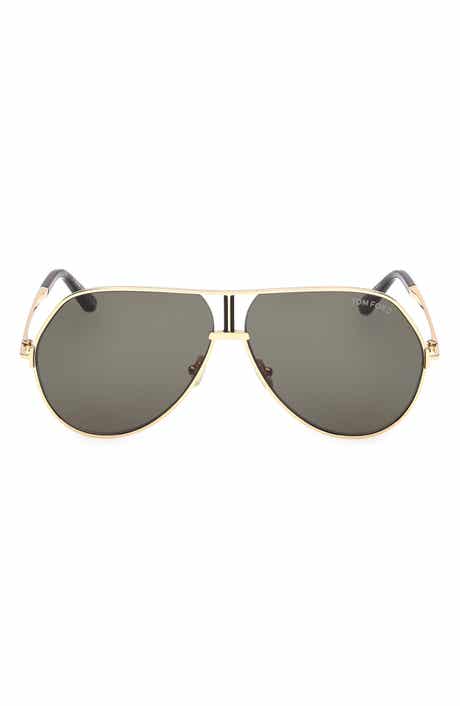 63mm Oversize Navigator Sunglasses