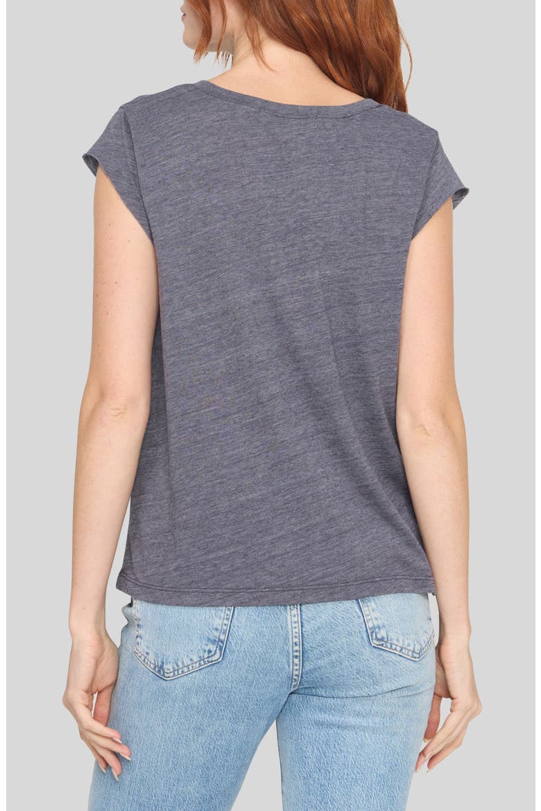 Canyon V-Neck T-Shirt, Alternate, color, CHARCOAL