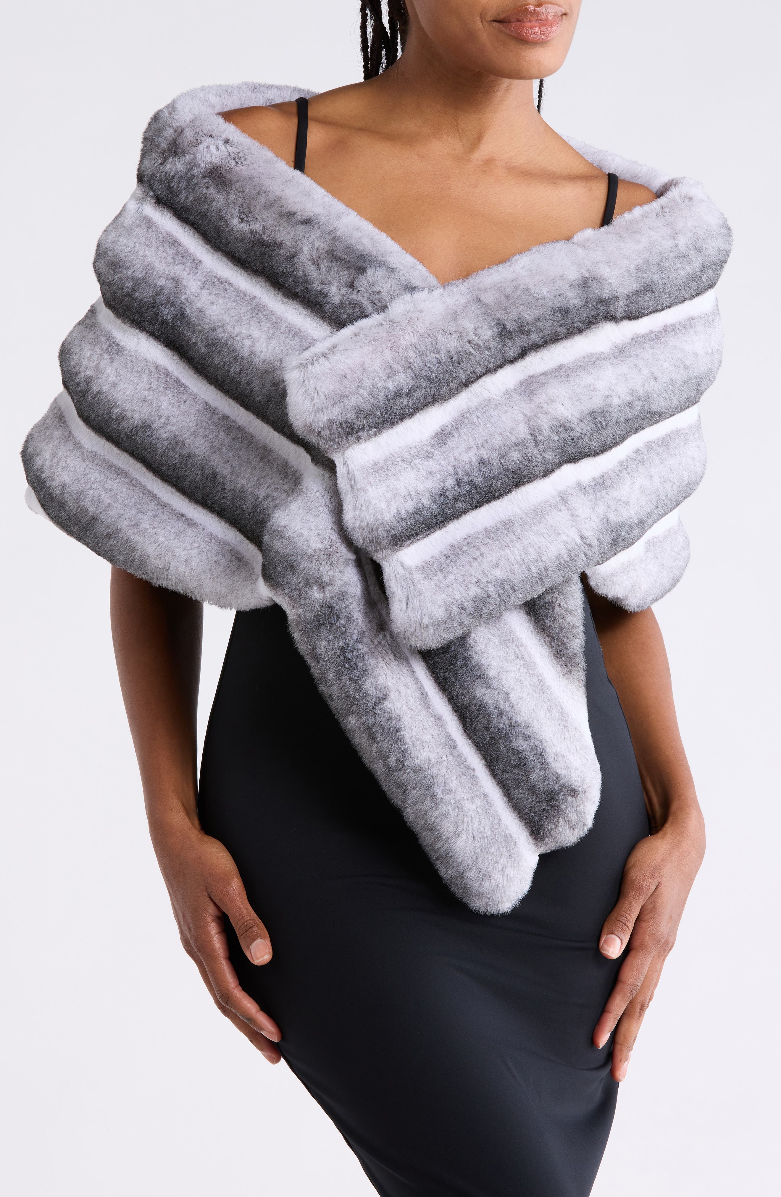 Faux Fur Cape