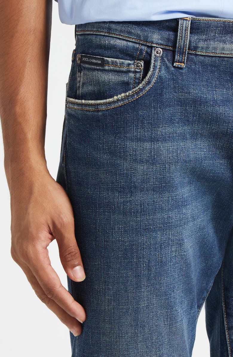 Dolce&Gabbana Slim Fit Stretch Jeans, Alternate, color, S9001 Blue