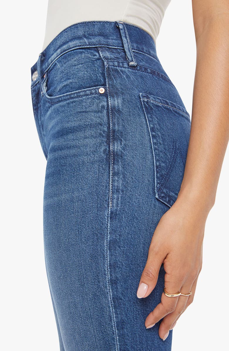 MOTHER Lil' Kick It High Waist Straight Leg Jeans, Alternate, color, Which Is Witch