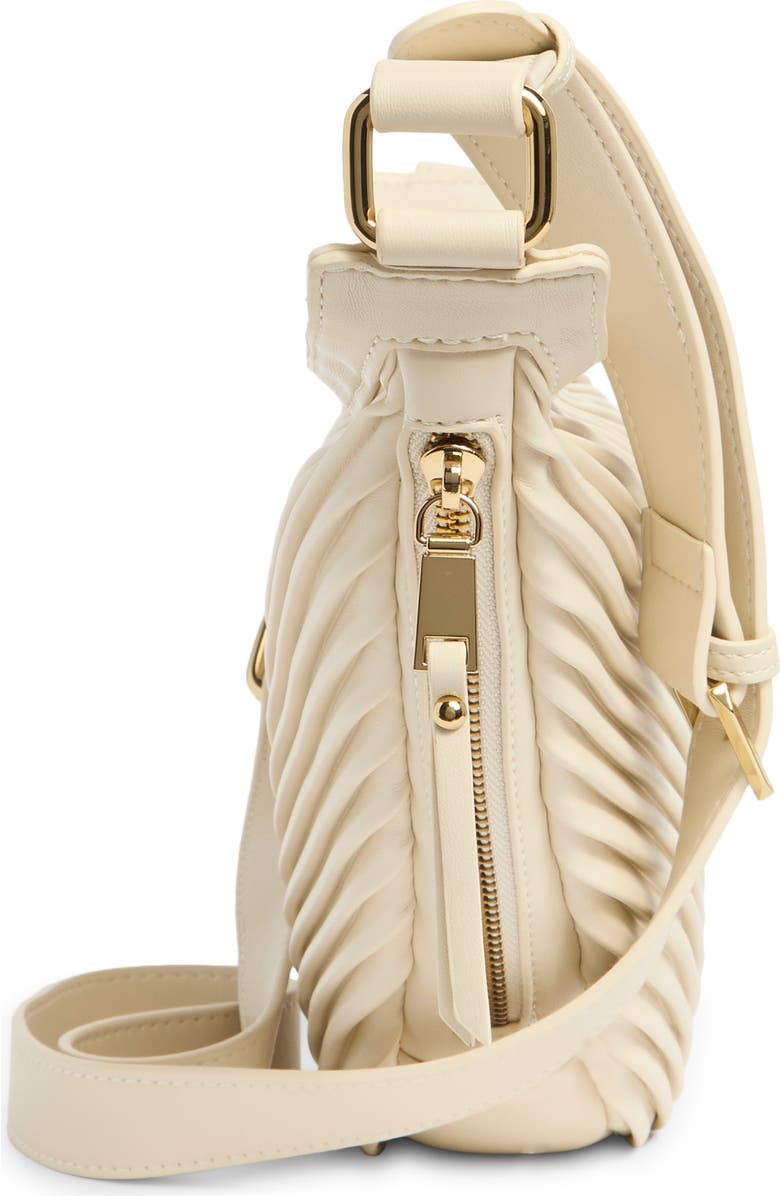 Dolce Vita Pleated Sling Crossbody Bag, Alternate, color, Ivory