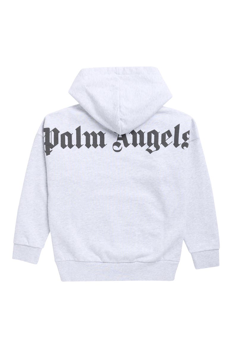 Kids' Classic Overlogo Hoodie, Alternate, color, GREY MELANGE BLACK