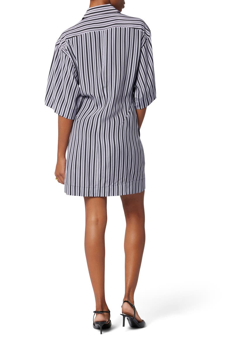 Etienna Silk Shirtdress, Alternate, color, LANGUID LAVENDER AND BLACK