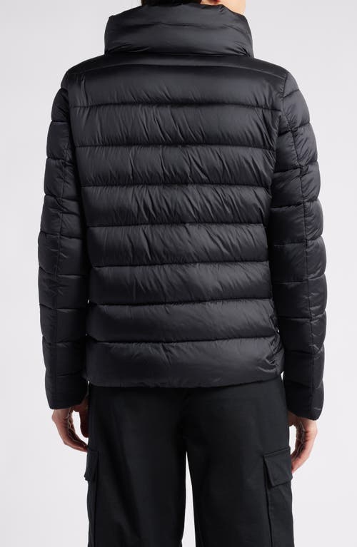 Save The Duck Elsie Water Resistant Quilted Puffer Coat In Black