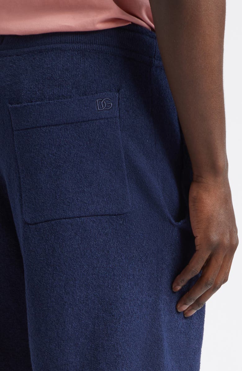 Dolce&Gabbana Terry Cloth Bermuda Shorts, Alternate, color, B3895 Blue Scuro