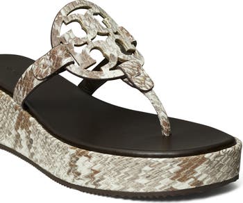 Miller Platform Wedge Thong Sandal