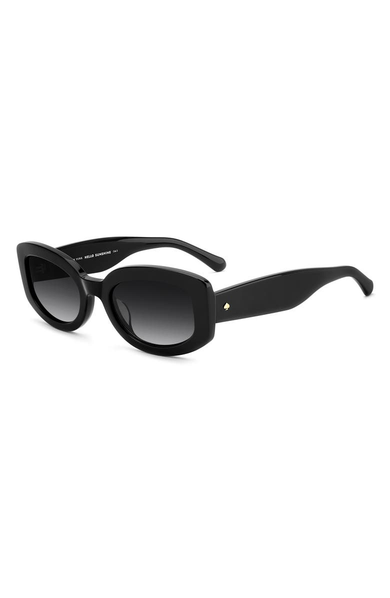 Kate Spade New York ailey 53mm gradient rectangular sunglasses, Alternate, color,
