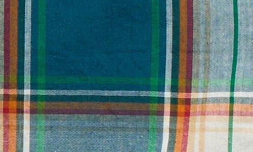 Tucker + Tate Plaid Button-up Shirt & Corduroy Joggers Set In Teal Feather Danny Plaid Brown