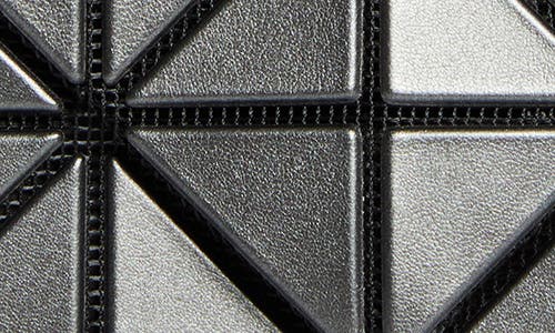 Bao Bao Issey Miyake Metallic Card Case In Gunmetal