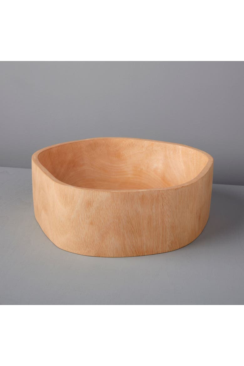 Mango Wood Bowl, Alternate, color, Mango