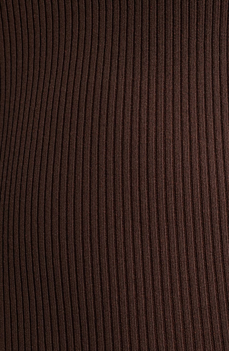 Lucy Paris Sevilla Mixed Media Halter Maxi Dress, Alternate, color, Brown Tan