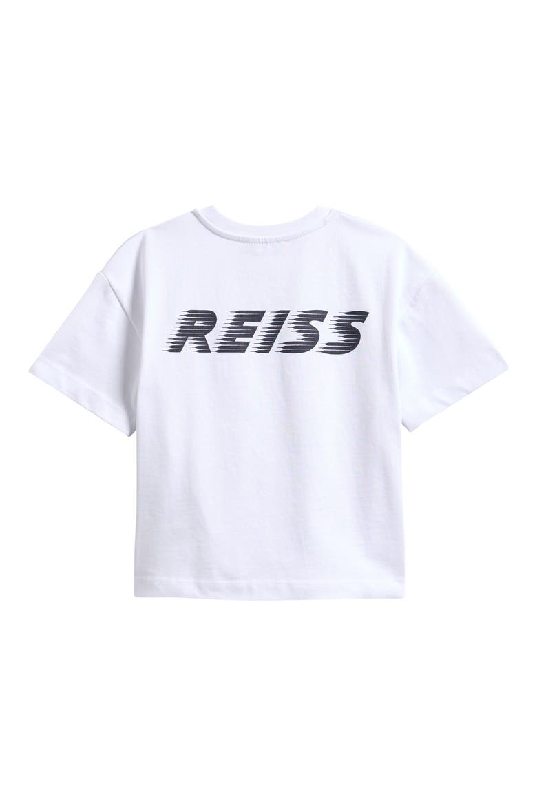 Kids' Ross Cotton Graphic T-Shirt, Alternate, color, WHITE