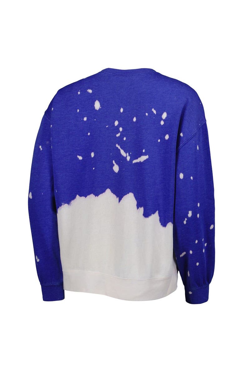 GAMEDAY COUTURE Women's Gameday Couture Royal Florida Gators Twice As Nice Faded Dip-Dye Pullover Long Sleeve Top, Alternate, color, Royal