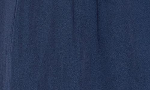 Liverpool Los Angeles Openwork Detail Flutter Sleeve Top In Blue