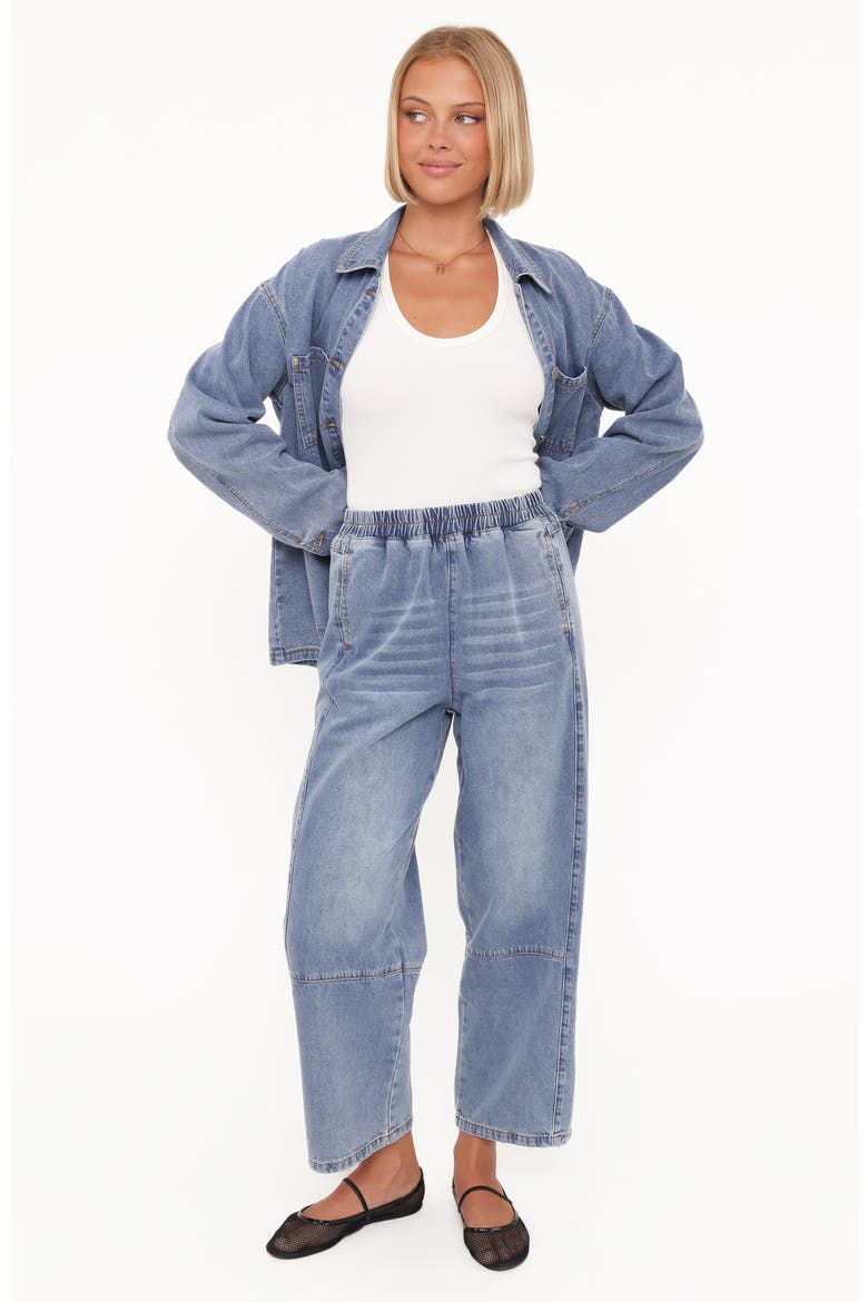 Sophie Pull-On Crop Barrel Jeans, Alternate, color, MEDIUM WASH