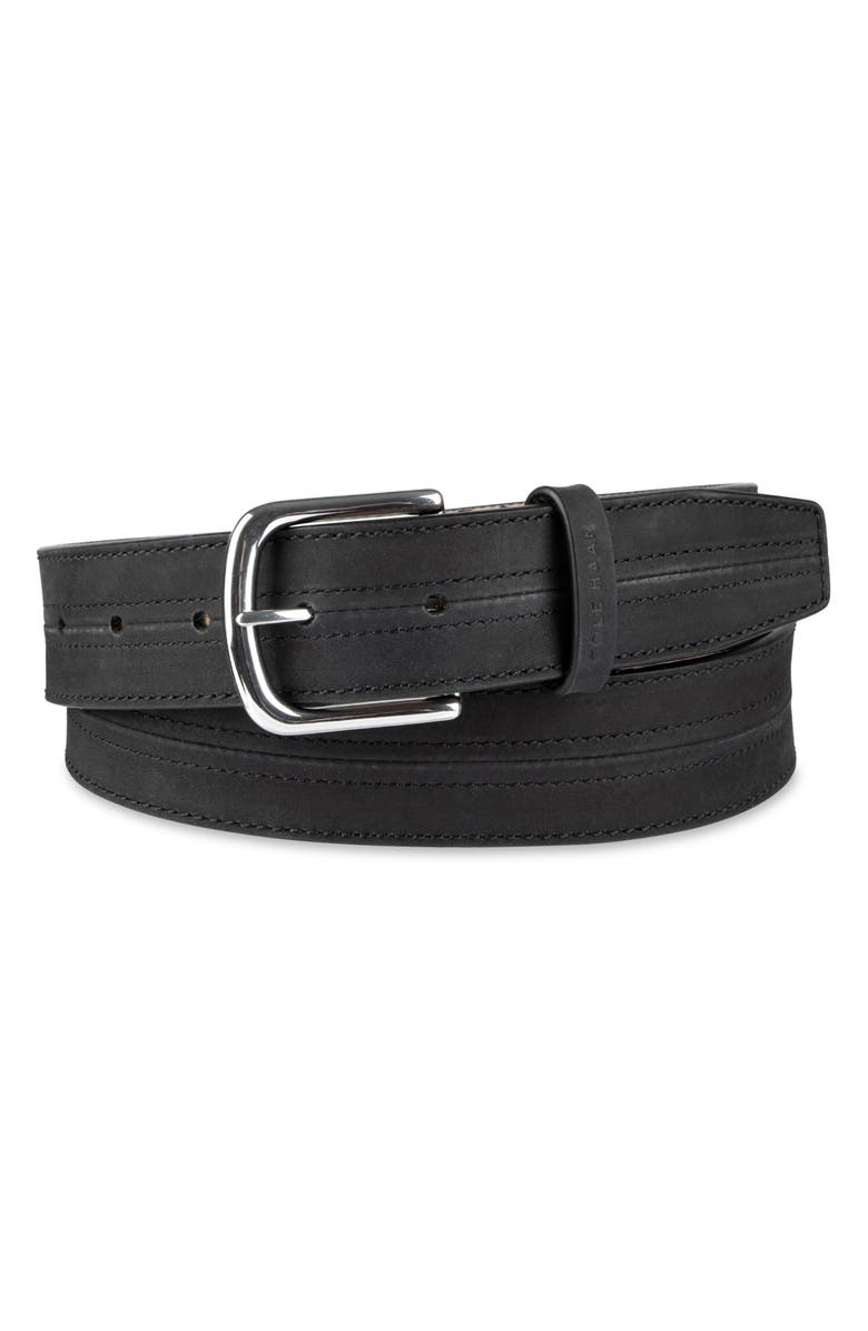 Cole Haan Casual Belt, Main, color, Black