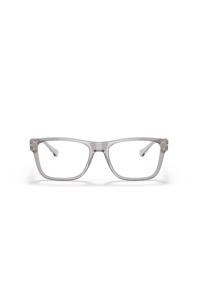 Versace 57mm Rectangle optical glasses, Alternate, color, Grey