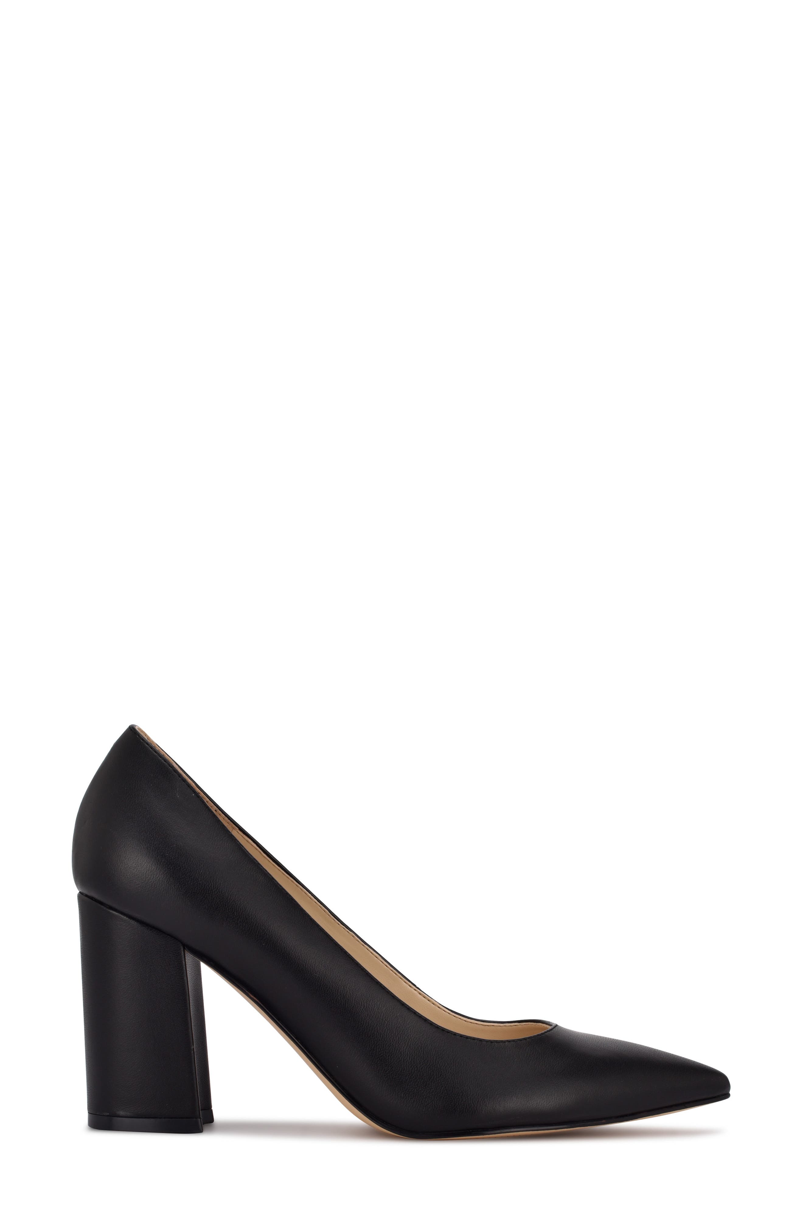 Nine West Cara 3 Pointed Toe Pump, Alternate, color, Black