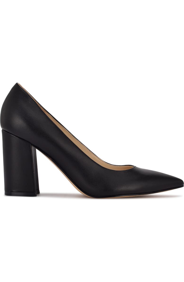 Nine West Cara 3 Pointed Toe Pump, Alternate, color, Black