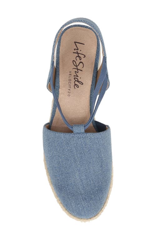 LIFESTRIDE LIFESTRIDE KATRINA SLINGBACK ESPADRILLE WEDGE PUMP
