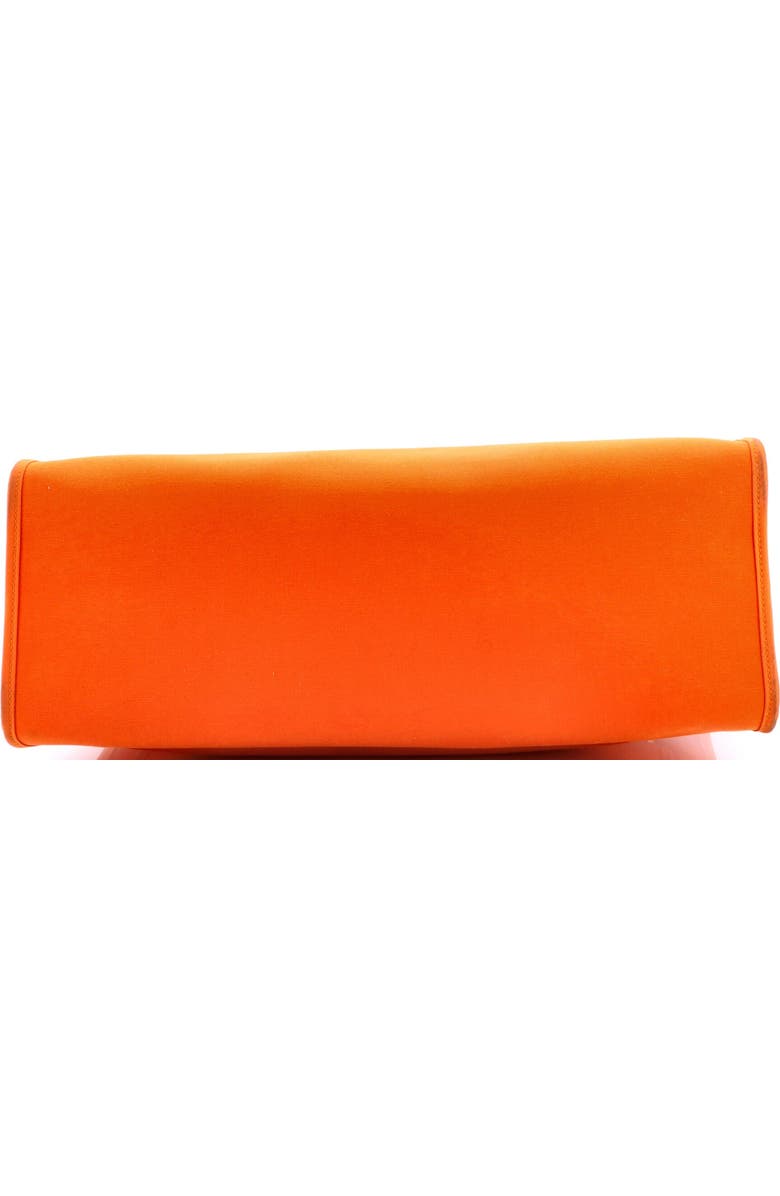 Pre-Owned Hermes Herbag Zip Leather and Toile 39, Alternate, color, Feu