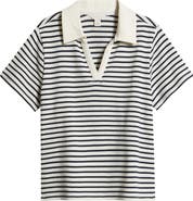 Caslon® French Terry Polo