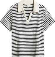 Caslon® French Terry Polo