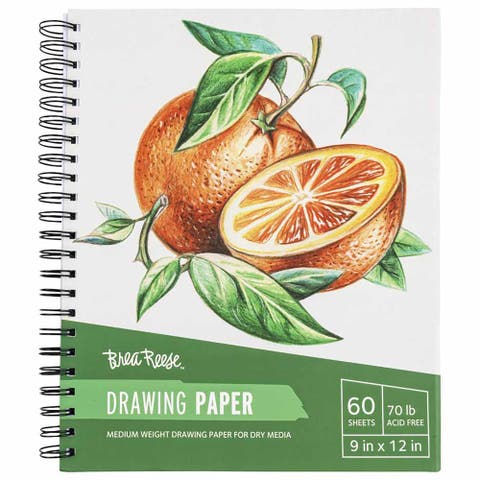 Drawing Paper Pad Spiralbound 60 Sheets 9X12" 70 Lb