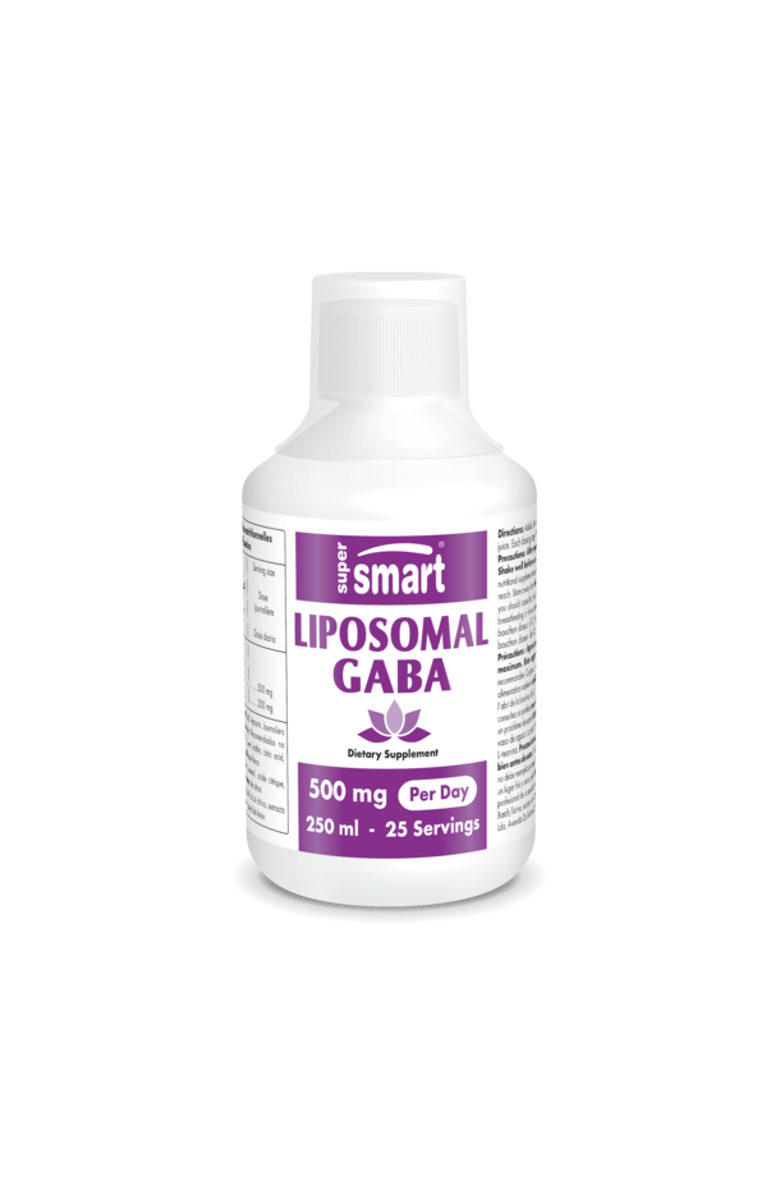 SuperSmart Liposomal GABA 500mg per Day, Main, color, NO COLOR