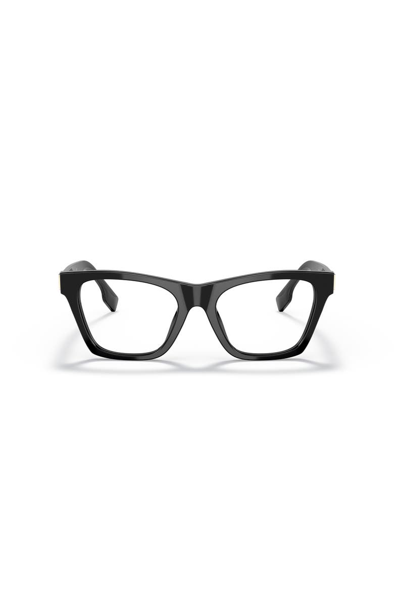 Burberry 52mm Square optical glasses, Alternate, color, Black