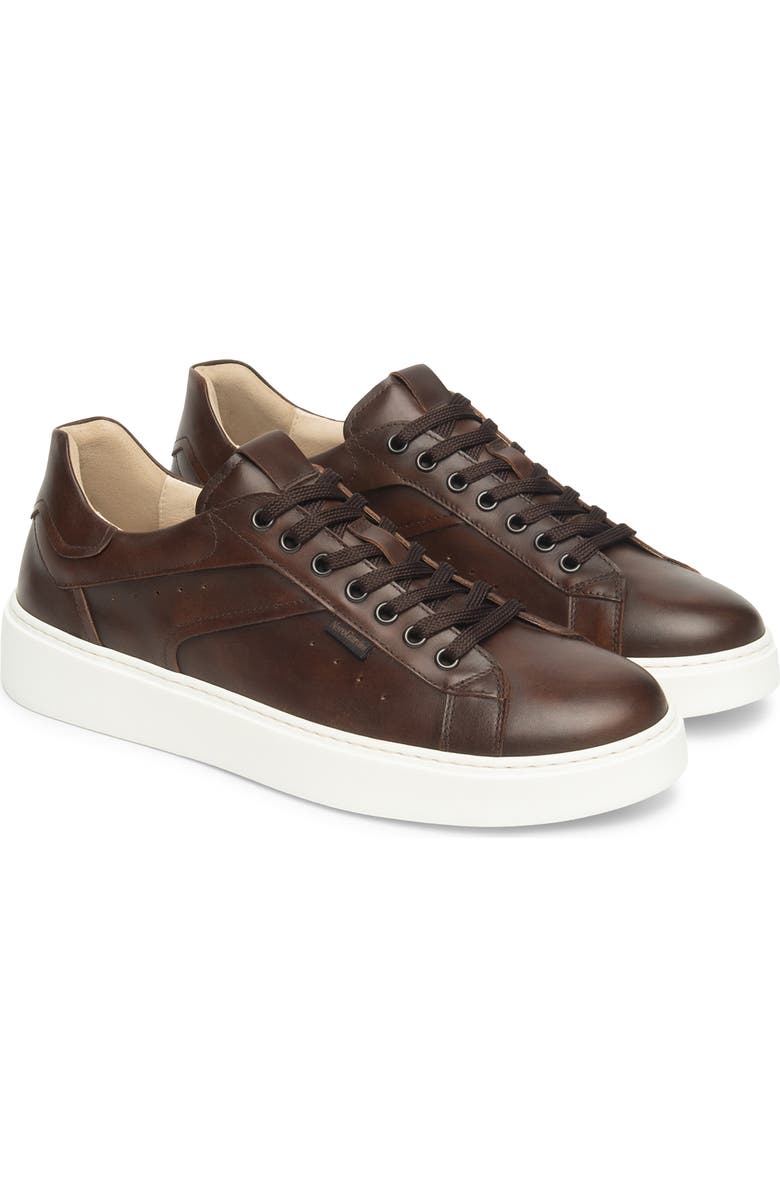 NeroGiardini Low Top Sneaker, Main, color, Chocolate