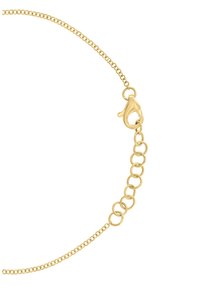 Diamond Crescent Moon & Enamel Star Charm Bracelet, Alternate, color, GOLD