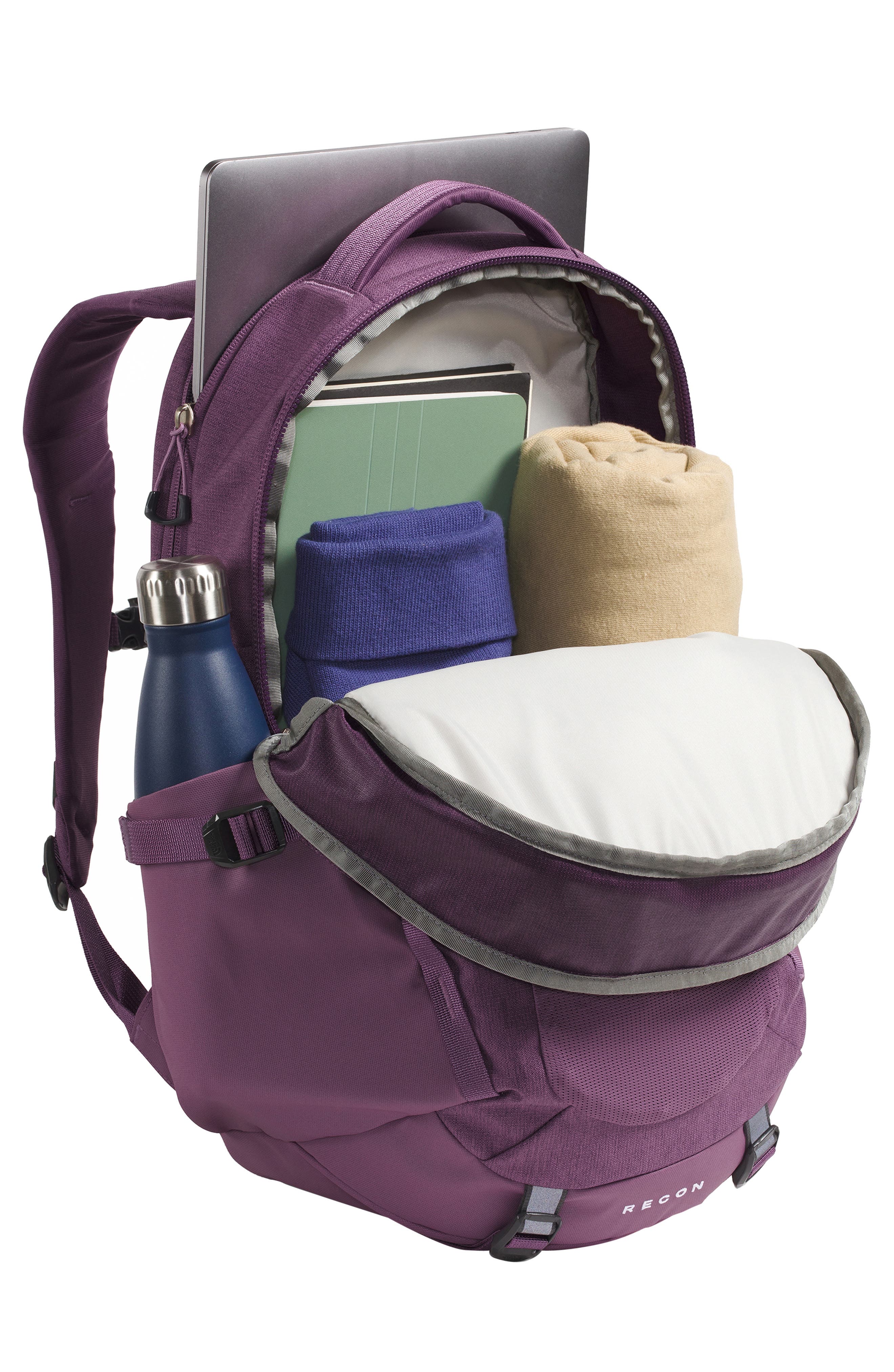 Women's Recon Backpack, Alternate, color, CHROMA PURPLE LIGHT HEATHER
