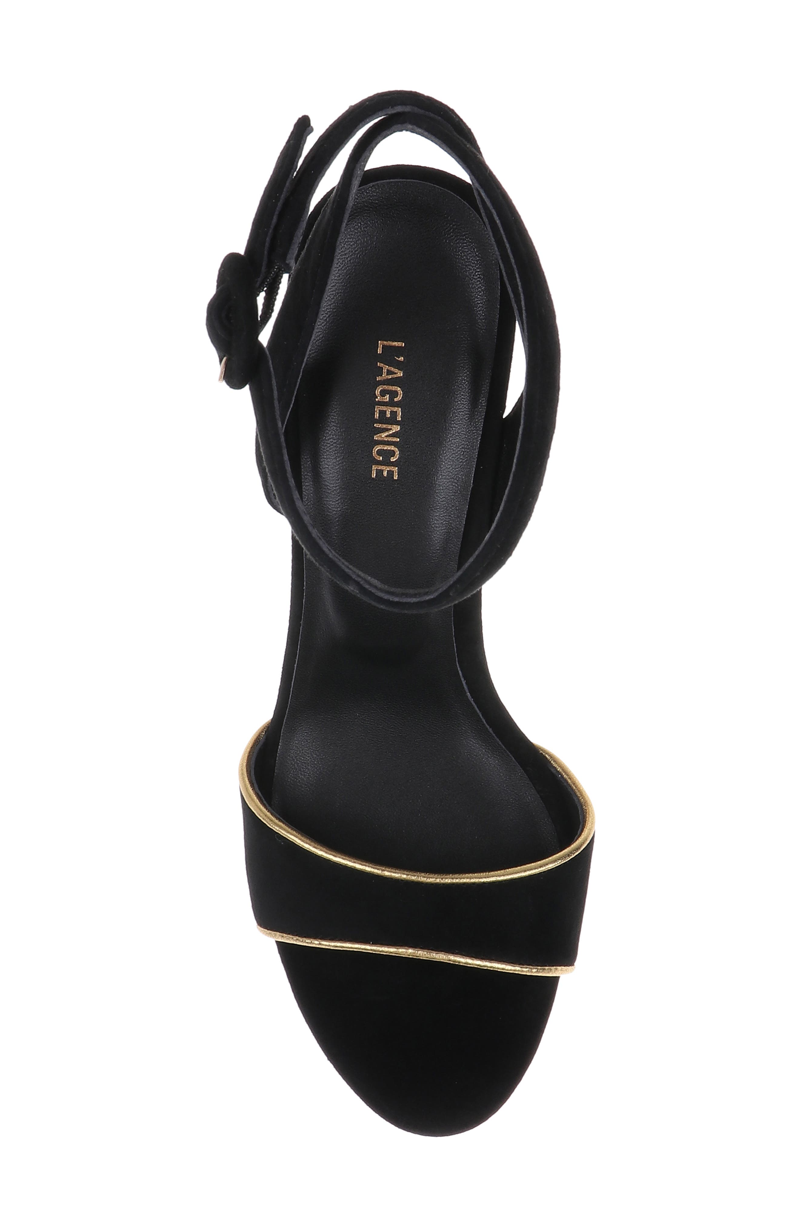 Essie Sandal, Alternate, color, BLACK SUEDE