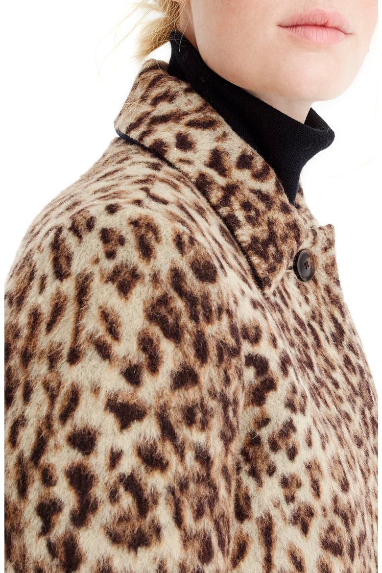 Double Leopard Topcoat, Alternate, color, SNOW LEOPARD