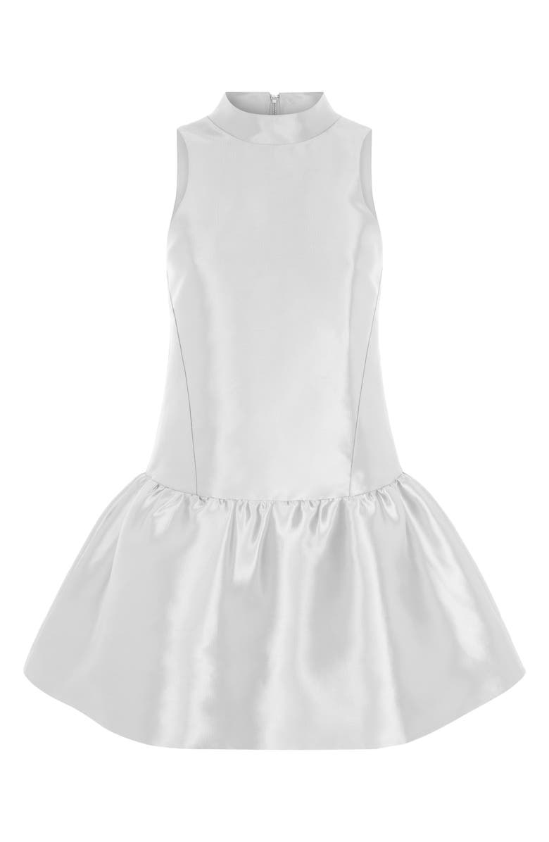 ALIGNE Blaze Sleeveless Satin Minidress, Alternate, color, Silver