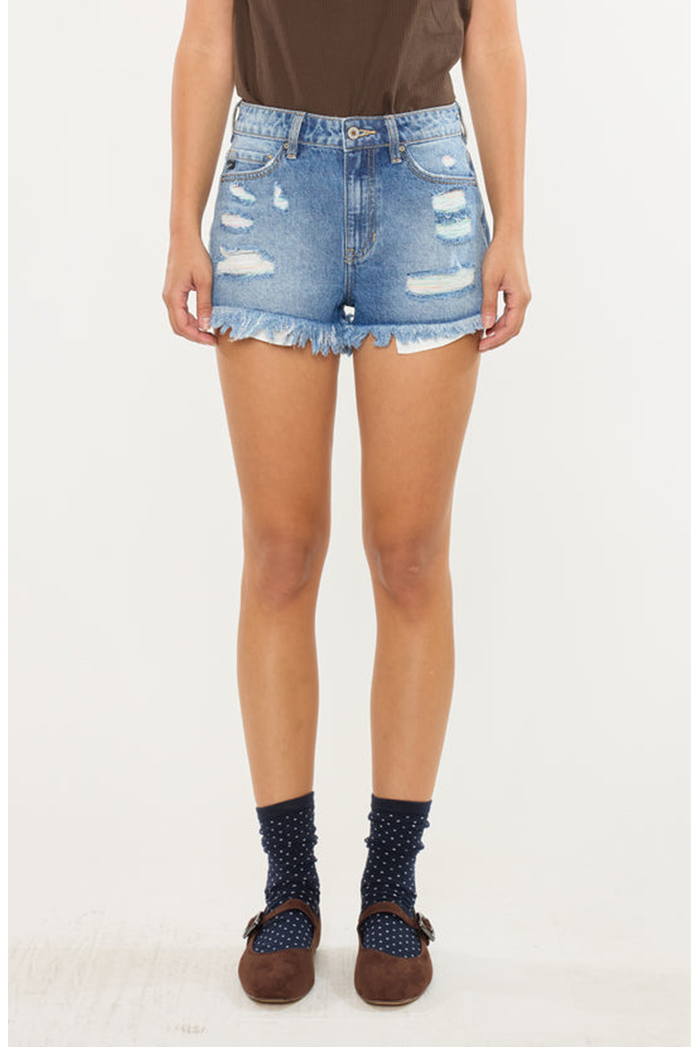Odyssey Ultra High Rise Shorts, Main, color, Medium Wash