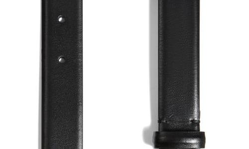 Khaite Dome Buckle Leather Belt In Black