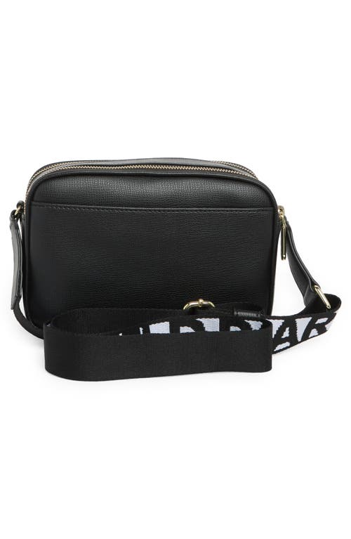 Karl Lagerfeld Paris Maybelle Camera Crossbody Bag In Black/gold