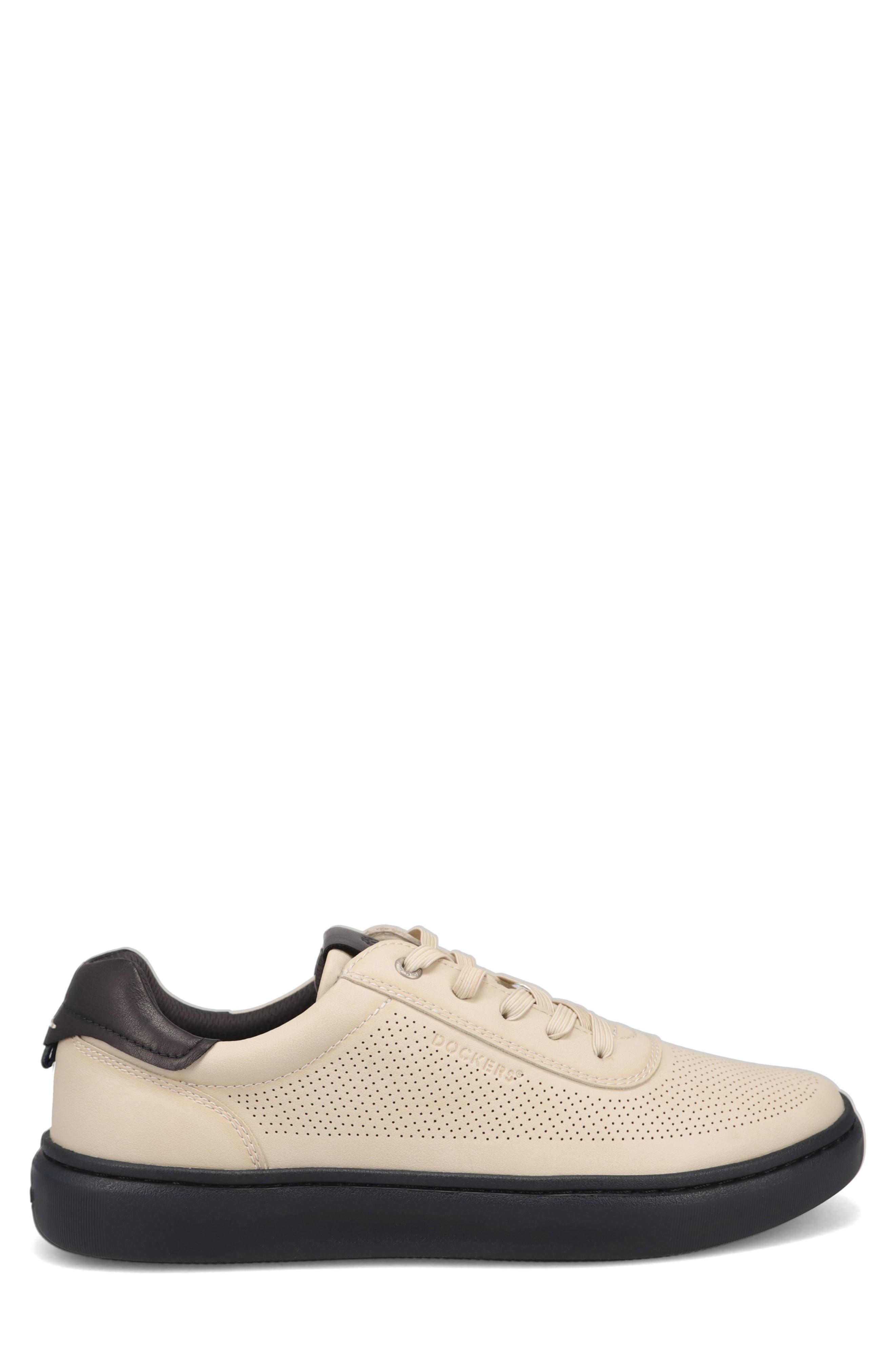 Vortex Faux Leather Sneaker, Alternate, color, OFF WHITE