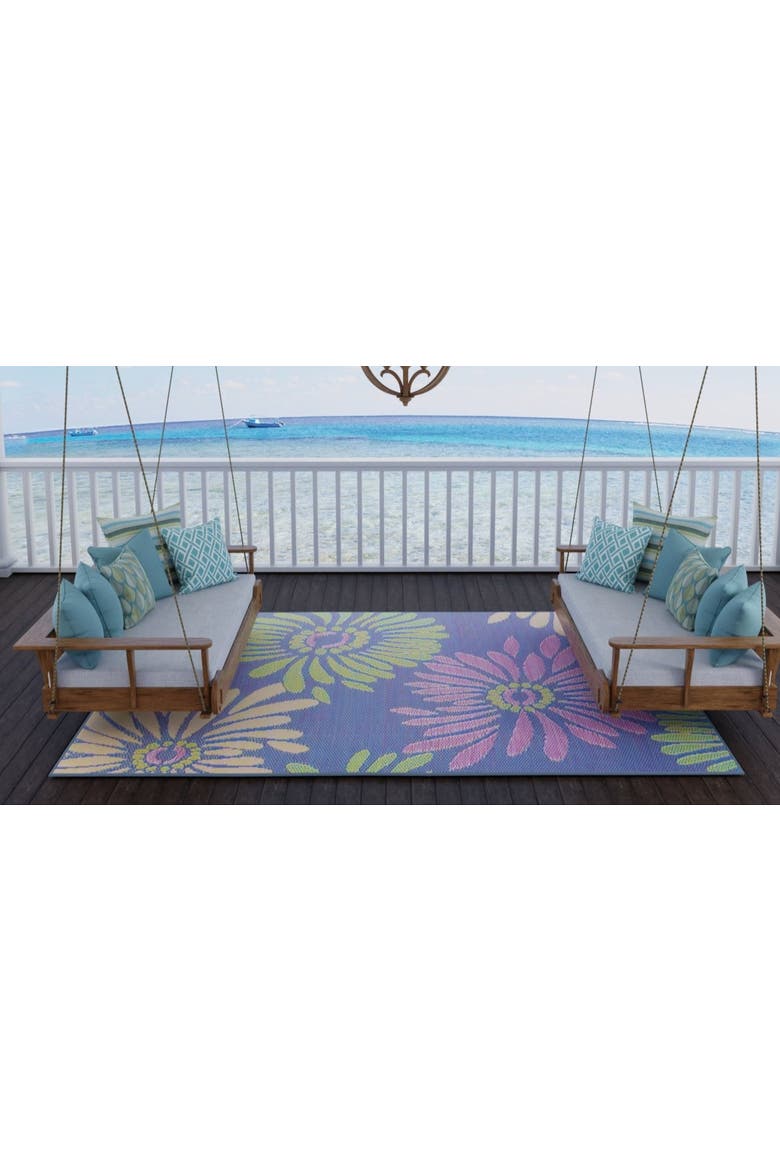 Daisy Rug, Alternate, color, Violet - 6'x9'