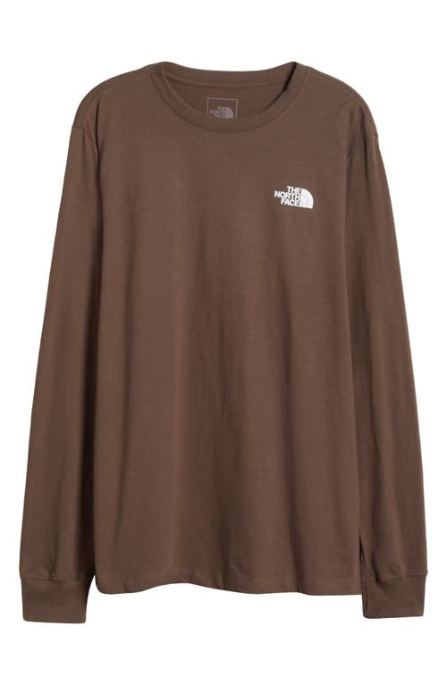 THE NORTH FACE THE NORTH FACE LONG SLEEVE NSE BOX LOGO GRAPHIC T-SHIRT