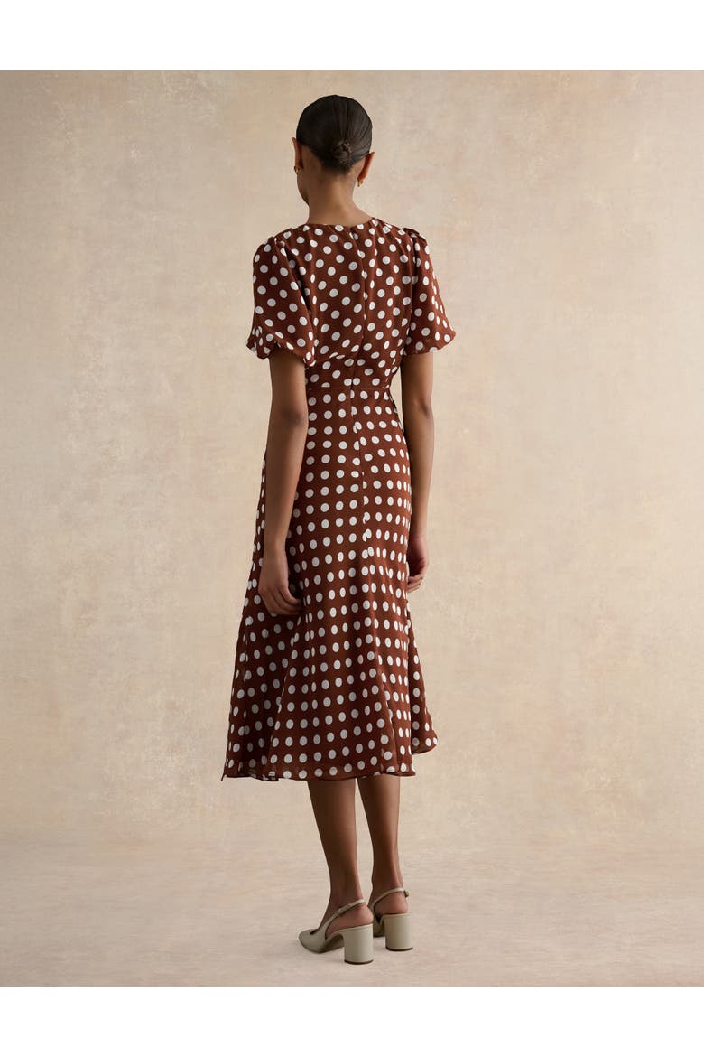 Dorothy Dress, Alternate, color, Brown Ivory
