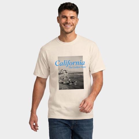 California Golden State Puff Garment Dyed T-Shirt